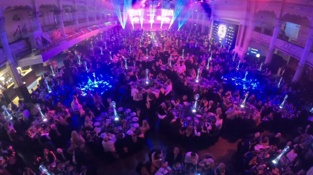 Recognising achievement in over 20 categories, 1200+ attendees enjoy an evening of food and drink, live entertainment and the opportunity to acknowledge worthy winners in the world of business.